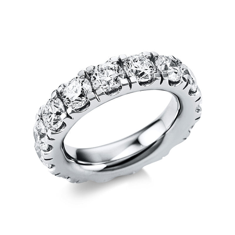 Ring 18 kt WG, 15 Brill. 6,95 ct, TW-si