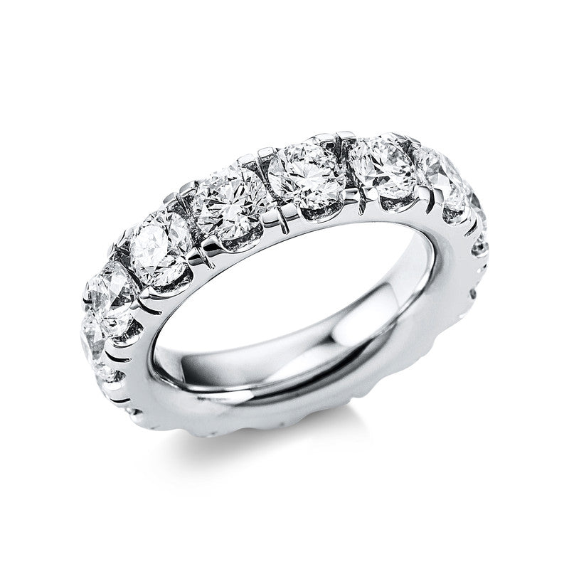Ring 18 kt WG, 16 Brill. 5,52 ct, TW-si