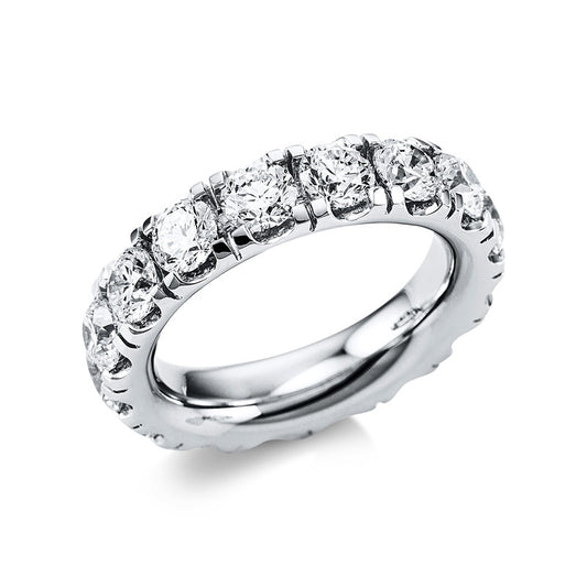 Ring 18 kt WG, 16 Brill. 5,18 ct, TW-si