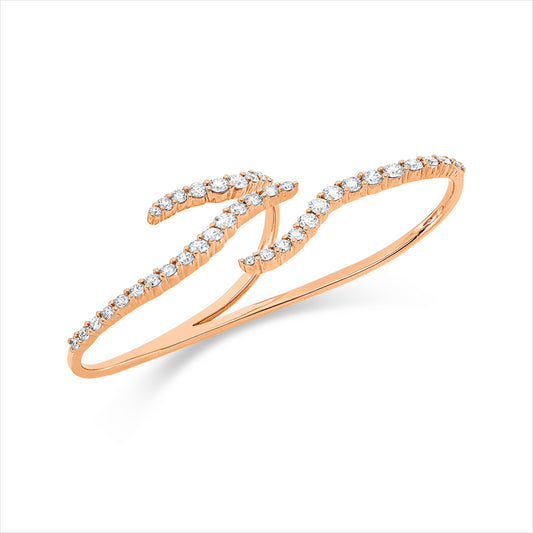 Ring 18 kt RG, 40 Brill. 2,13 ct, TW-vsi/si