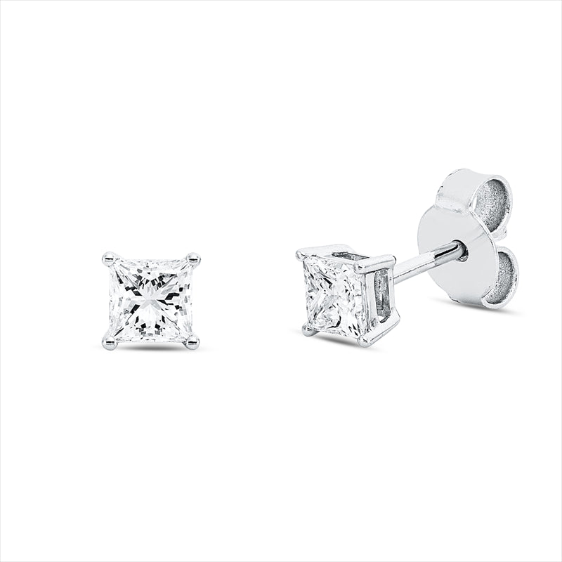 Ohrstecker 18 kt WG, GIA 1508992817, 6512705222, 1 Princ. 0,32 ct, F-vvs2, 1 Princ. 0,31 ct, F-vvs2