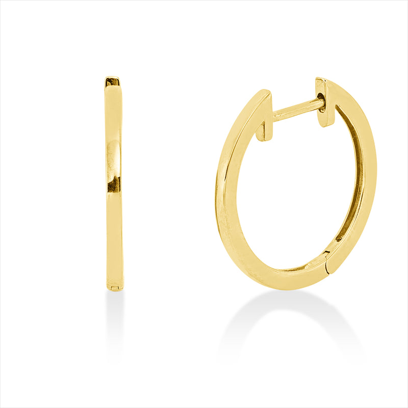 Creolen 18 kt GG, poliert