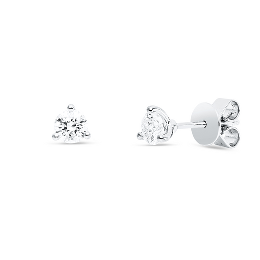 Ohrschmuck 18 kt WG, 30 Nav. 1,23 ct, TW-pi