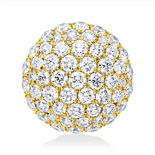 Anhänger 18 kt GG, 55 Brill. 0,73 ct, TW-vsi