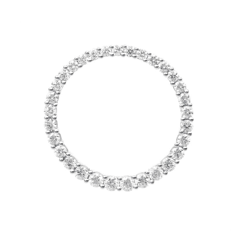 Anhänger 18 kt WG, 31 Brill. 1,19 ct, TW-si