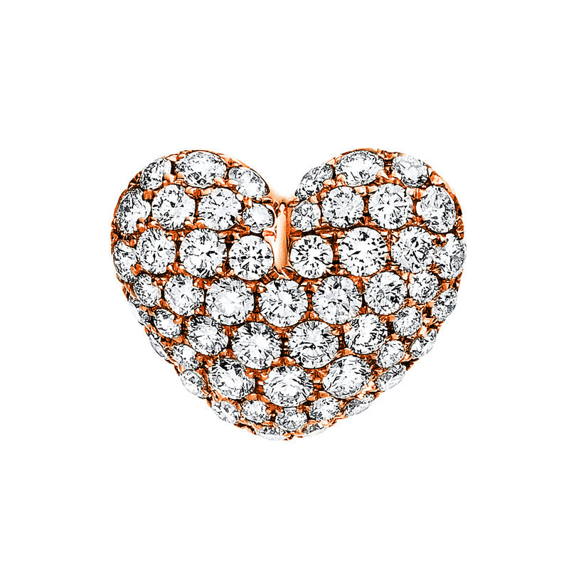 Anhänger 18 kt RG, 53 Brill. 0,63 ct, TW-vsi