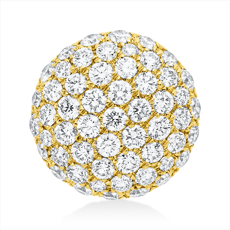 Anhänger 18 kt GG, 55 Brill. 0,55 ct, TW-vsi