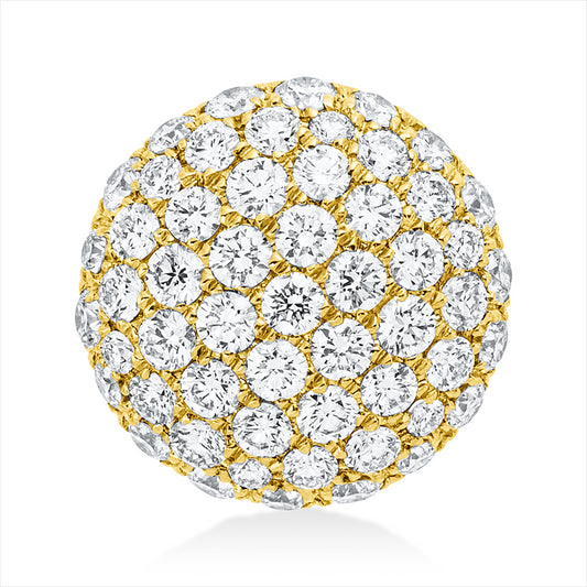 Anhänger 18 kt GG, 55 Brill. 0,55 ct, TW-vsi