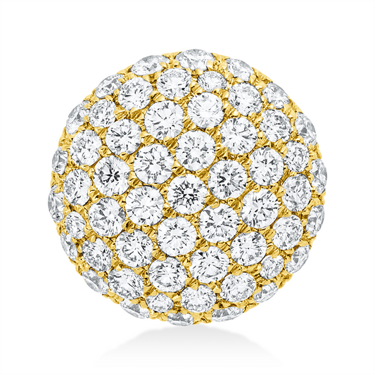Anhänger 18 kt GG, 55 Brill. 0,55 ct, TW-vsi