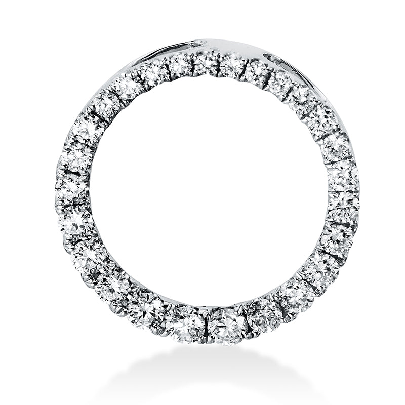 Anhänger 18 kt WG, 26 Brill. 0,32 ct, TW-vsi/si