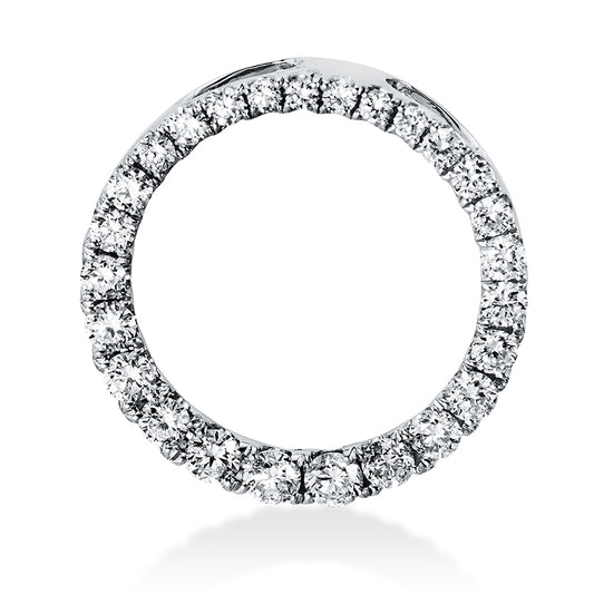 Anhänger 18 kt WG, 26 Brill. 0,32 ct, TW-vsi/si