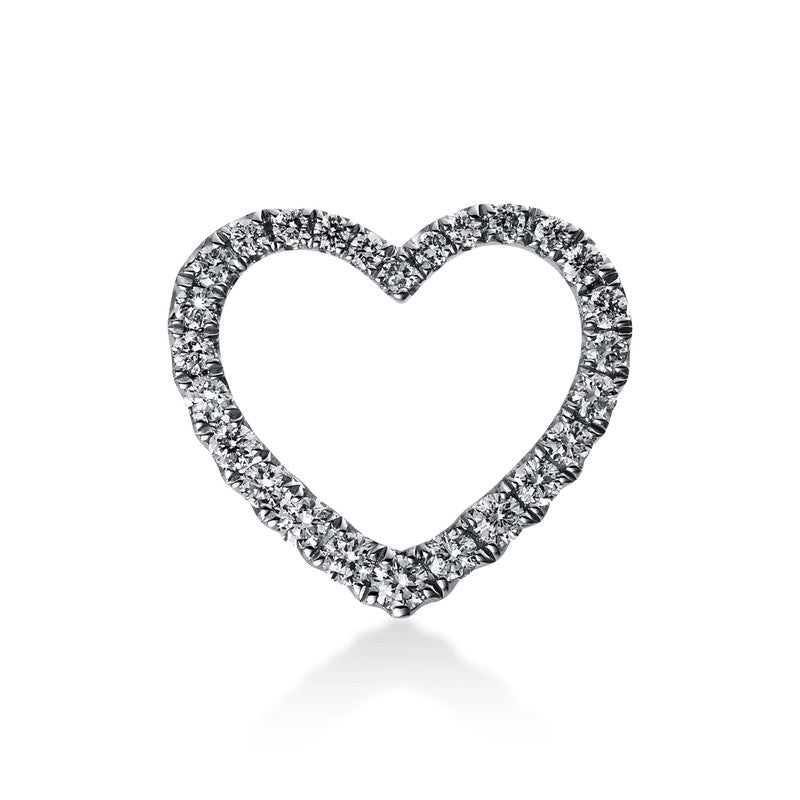 Anhänger 18 kt WG, 26 Brill. 0,28 ct, TW-vsi/si