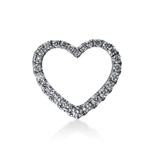 Anhänger 18 kt WG, 26 Brill. 0,28 ct, TW-vsi/si
