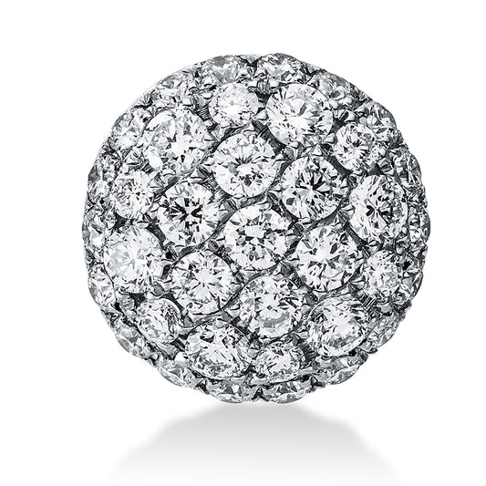Anhänger 18 kt WG, 37 Brill. 0,46 ct, TW-vsi