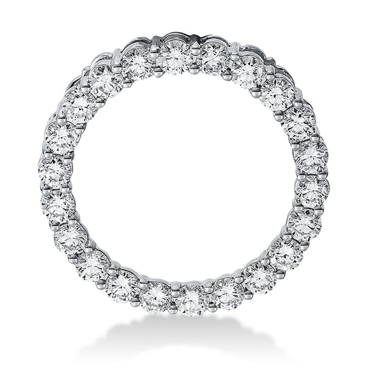 Anhänger 18 kt WG, 22 Brill. 1,25 ct, TW-si