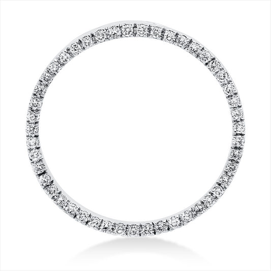 Anhänger 18 kt WG, 47 Brill. 0,24 ct, TW-si