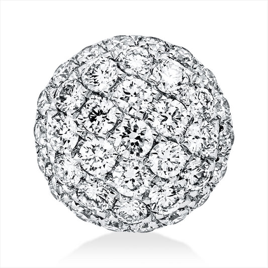 Anhänger 18 kt WG, 37 Brill. 0,37 ct, TW-vsi