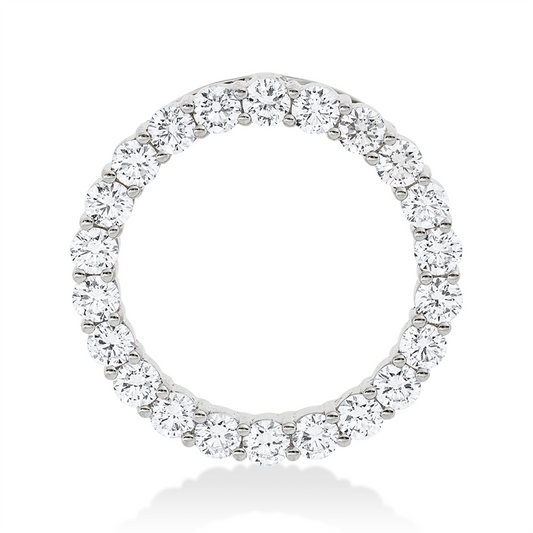 Anhänger 18 kt WG, 22 Brill. 1,59 ct, TW-vsi/si
