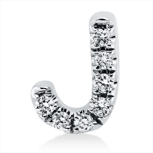 Anhänger 18 kt WG, 7 Brill. 0,02 ct, TW-si