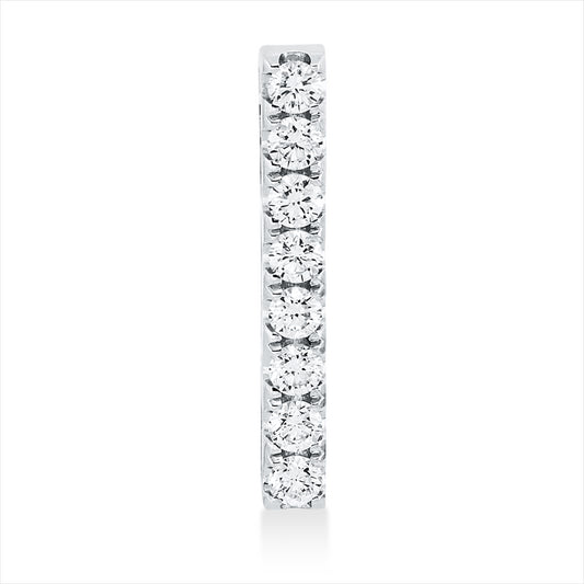 Anhänger 18 kt WG, 8 Brill. 0,38 ct, TW-si