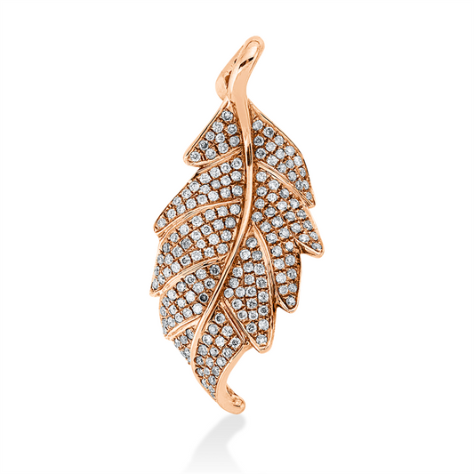 Anhänger 18 kt RG, 175 Brill. 0,71 ct, W-si/pi