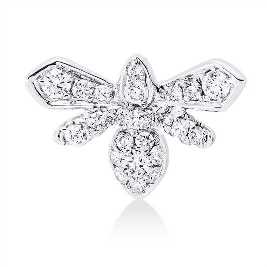 Anhänger 18 kt WG, 25 Brill. 0,40 ct, TW-si