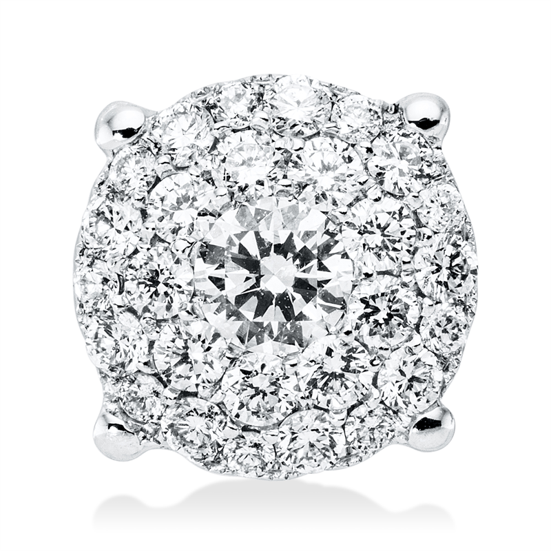 Anhänger 18 kt WG, 28 Brill. 0,53 ct, F-vsi