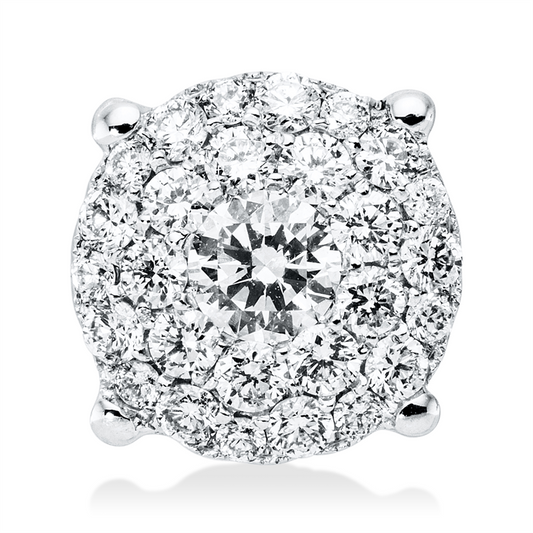 Anhänger 18 kt WG, 28 Brill. 0,53 ct, F-vsi