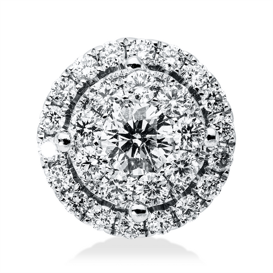 Anhänger 18 kt WG, 28 Brill. 0,51 ct, F-vsi