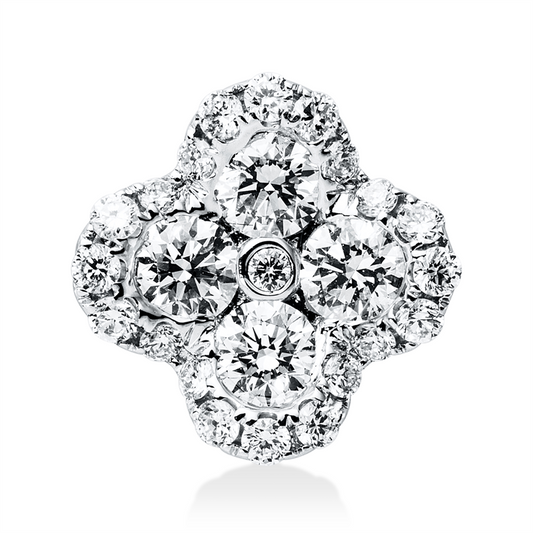 Anhänger 18 kt WG, 25 Brill. 0,51 ct, TW-vsi/si
