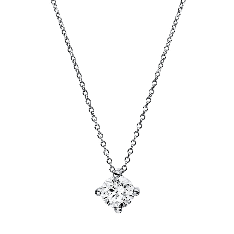 Collier 18 kt WG, GIA7453639394, 1 Brill. 0,77 ct, TW-si