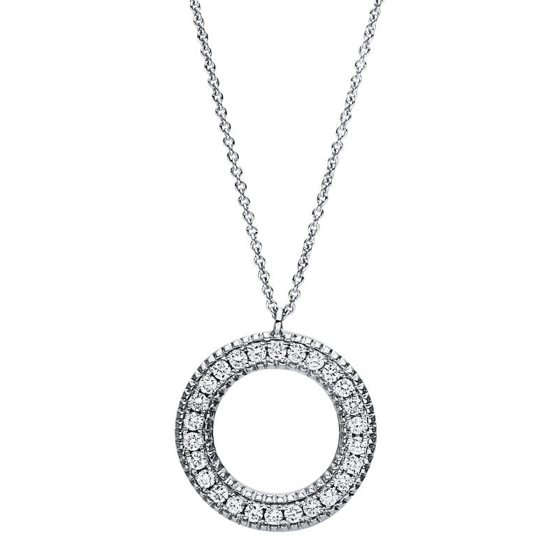 Collier 18 kt WG, 26 Brill. 0,28 ct, TW-si