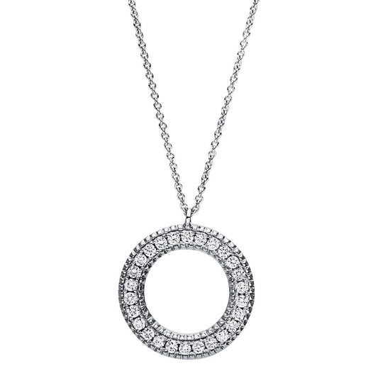 Collier 18 kt WG, 26 Brill. 0,28 ct, TW-si