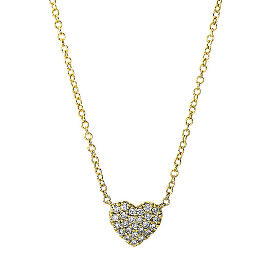 Collier 18 kt GG, 25 Brill. 0,24 ct, TW-si