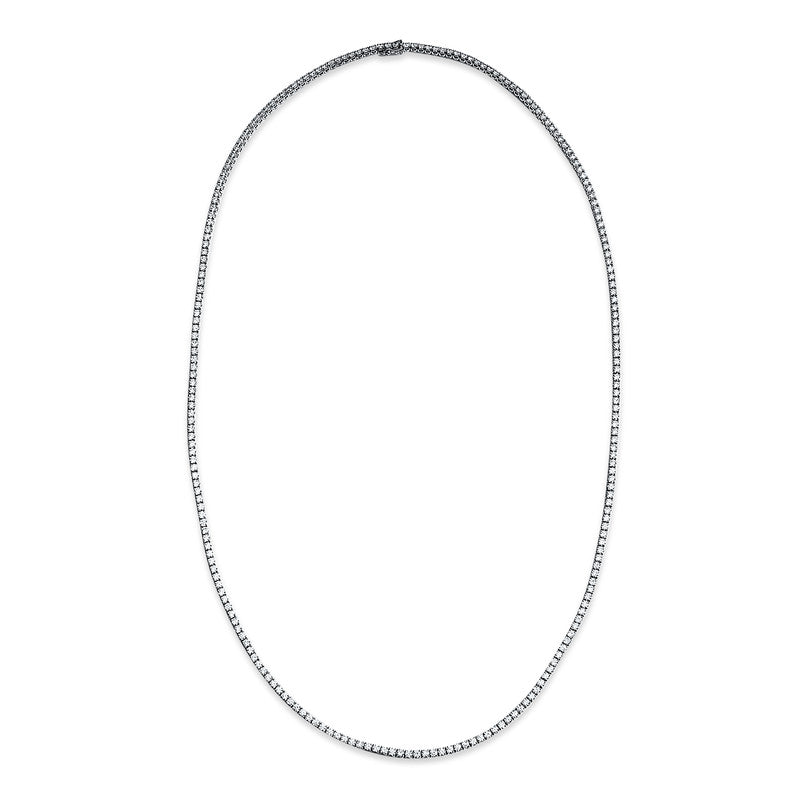 Collier 18 kt WG, 237 Brill. 20,23 ct, TW-si