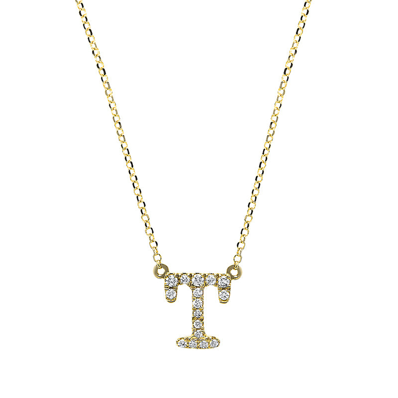 Collier 18 kt GG, 16 Brill. 0,08 ct, TW-si