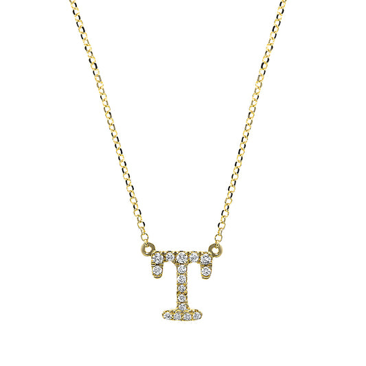 Collier 18 kt GG, 16 Brill. 0,08 ct, TW-si