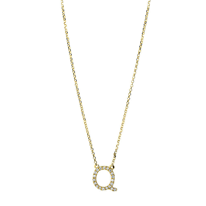 Collier 18 kt GG, mit ZÖ 40,5 cm + 38,0 cm, 20 Brill. 0,09 ct, TW-si