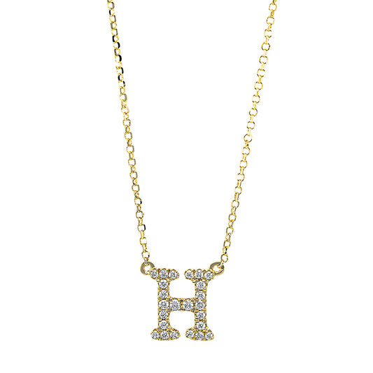 Collier 18 kt GG, 24 Brill. 0,10 ct, TW-si