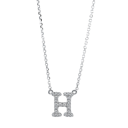 Collier 18 kt WG, mit ZÖ 40,5 cm + 38,0 cm, 24 Brill. 0,10 ct, TW-si