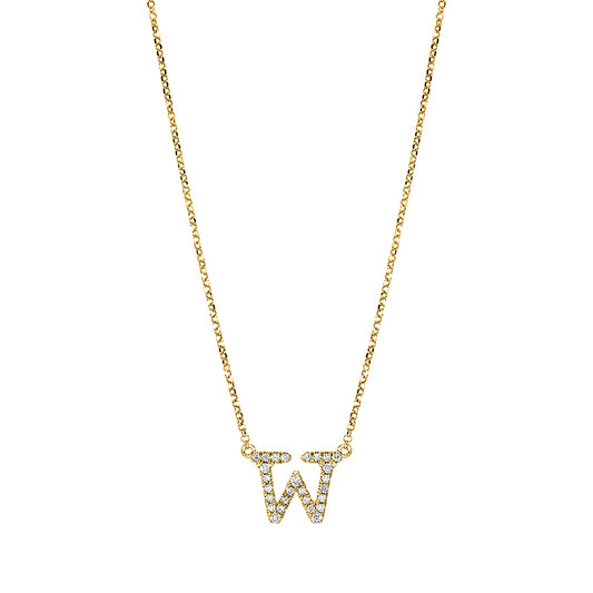 Collier 18 kt GG, 27 Brill. 0,12 ct, TW-si