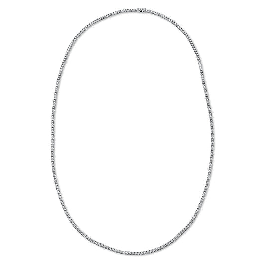 Collier 18 kt WG, 263 Brill. 7,31 ct, TW-si