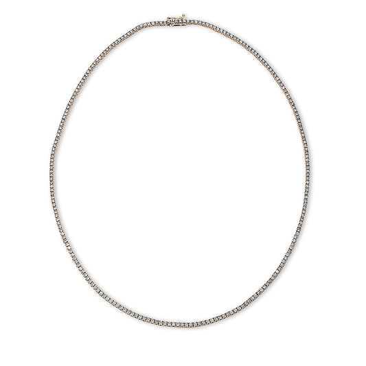 Collier 18 kt RG, 202 Brill. 6,00 ct, TW-si