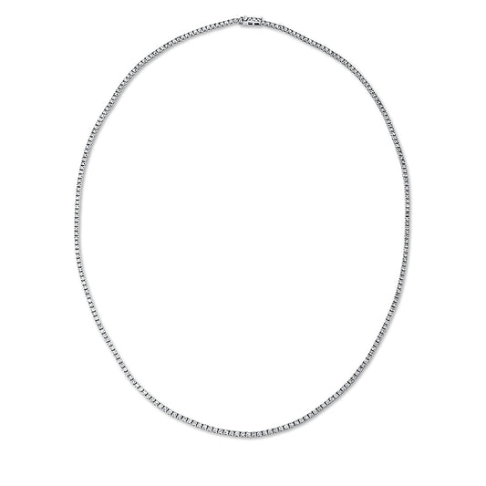 Collier 14 kt WG, 248 Brill. 6,59 ct, TW-si