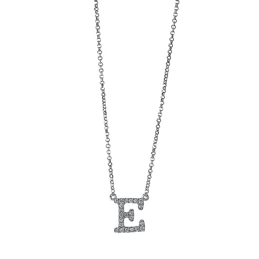 Collier 18 kt WG, mit ZÖ 38 cm & 40.6 cm, 22 Brill. 0,10 ct, TW-si