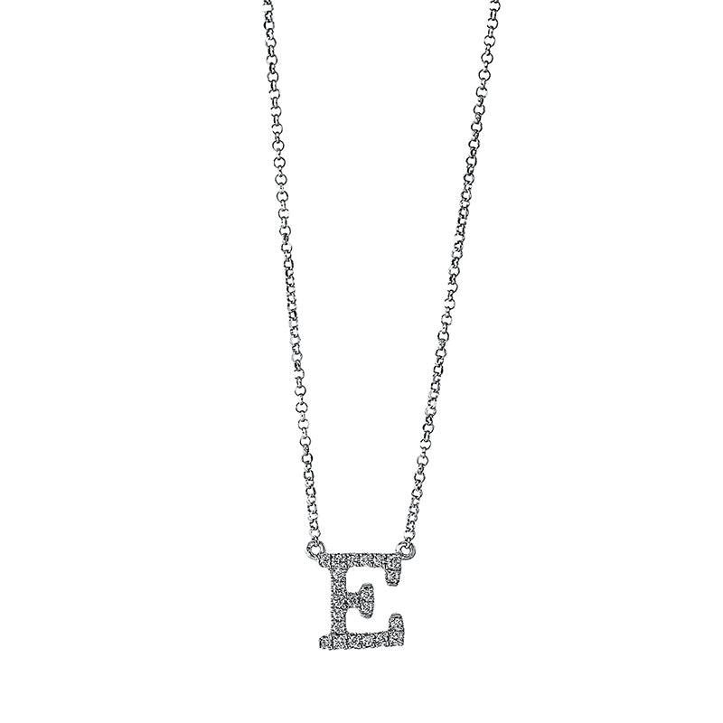 Collier 18 kt WG, mit ZÖ 40,5 cm + 38,0 cm, 22 Brill. 0,10 ct, TW-si