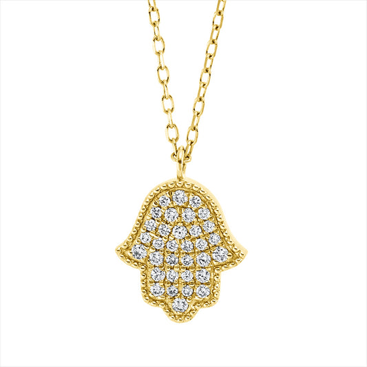 Collier 14 kt GG, mit ZÖ 40,6 cm + 43,2 cm, 33 Brill. 0,12 ct, TW-si