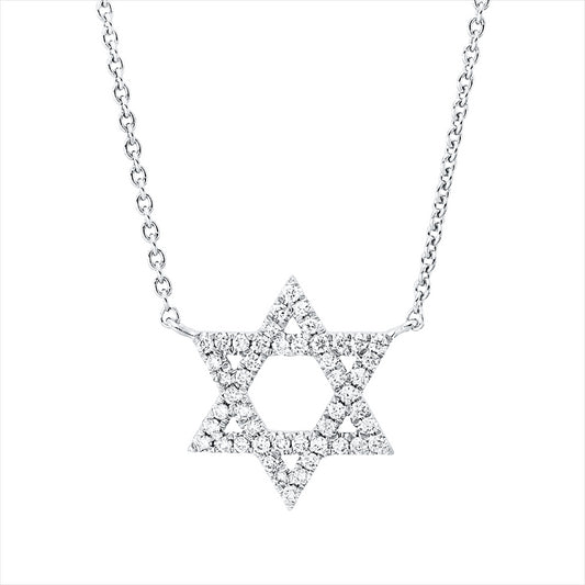 Collier 18 kt WG, 48 Brill. 0,20 ct, W-si