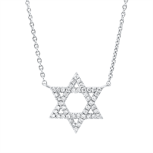 Collier 18 kt WG, 48 Brill. 0,20 ct, W-si