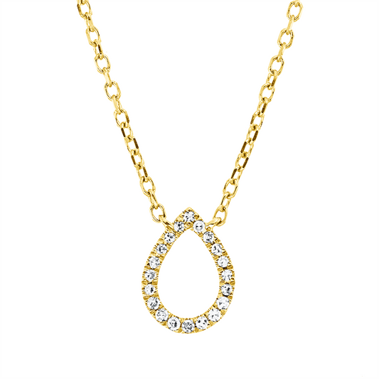 Collier 18 kt GG, mit ZÖ 40 cm + 42 cm, 20 Dia. 0,04 ct, TW-si